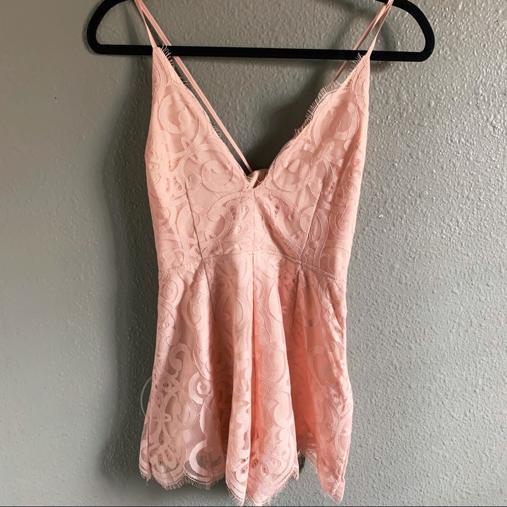 Baby pink romper
